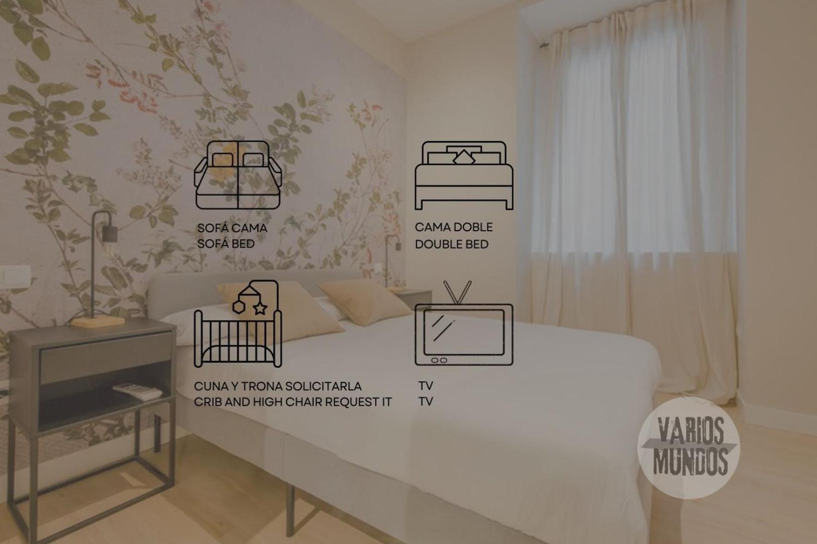 Bajo Duplex 7Pax A 5 Min De Gran Via-Malasana Madrid Kültér fotó